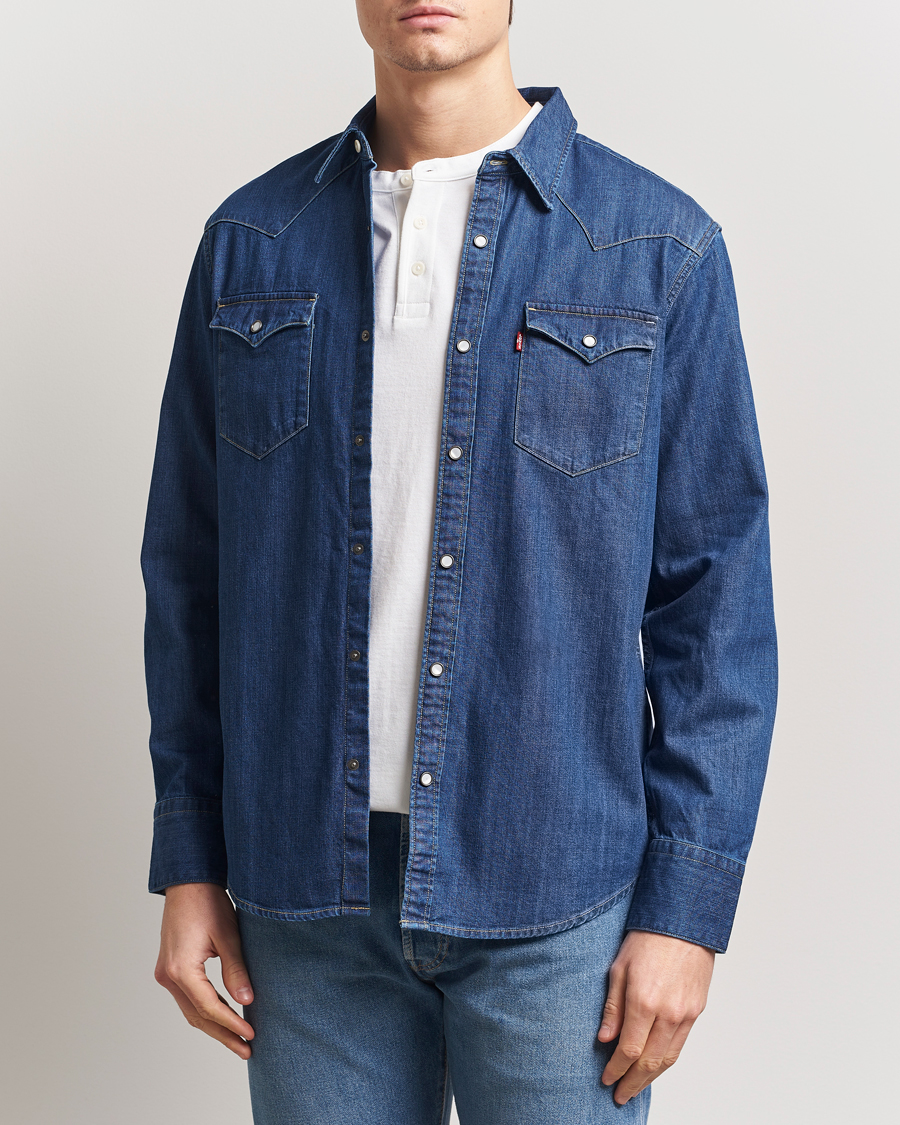 Homme | Chemises | Levi's | Barstow Western Standard Shirt Medium Blue