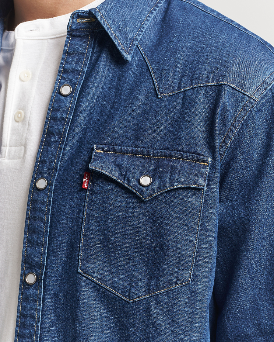 Homme | Chemises | Levi's | Barstow Western Standard Shirt Medium Blue