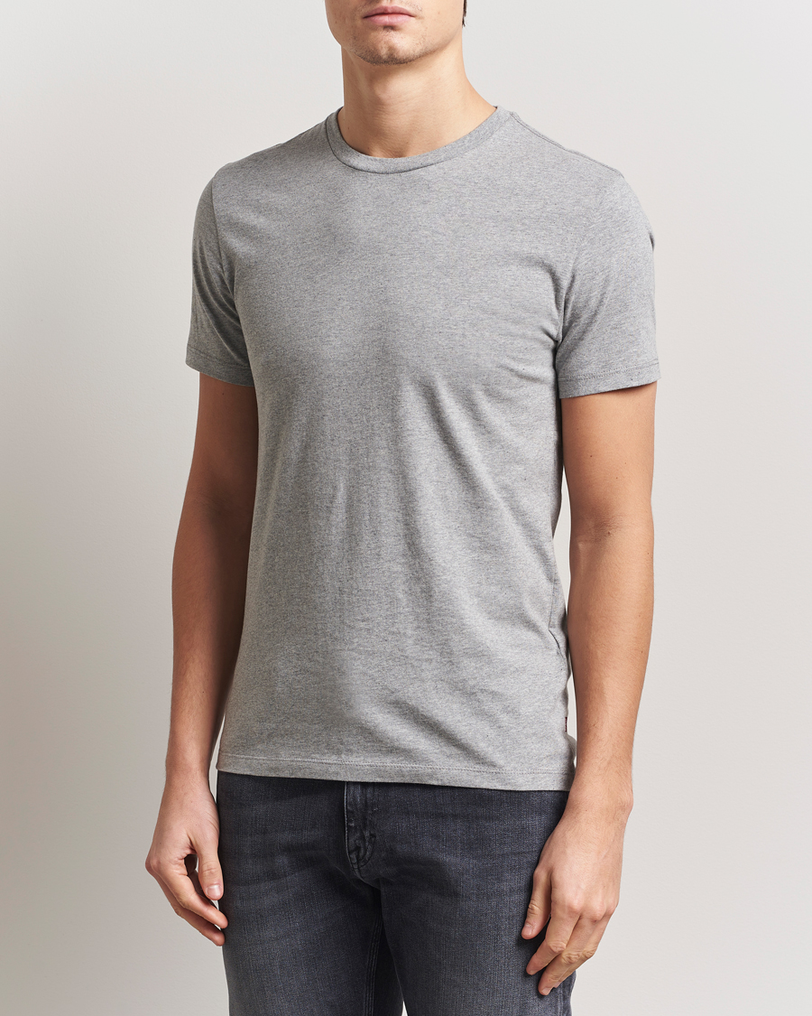Homme | T-shirts | Levi's | 2-Pack Crew Neck T-Shirt White/Grey Heather