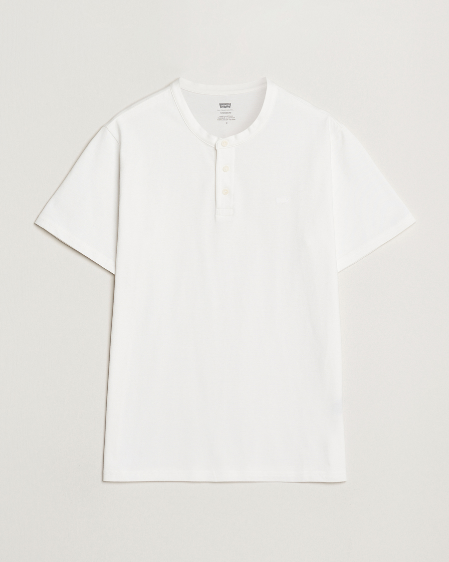 Homme | T-shirts | Levi's | Short Sleeve Henley White