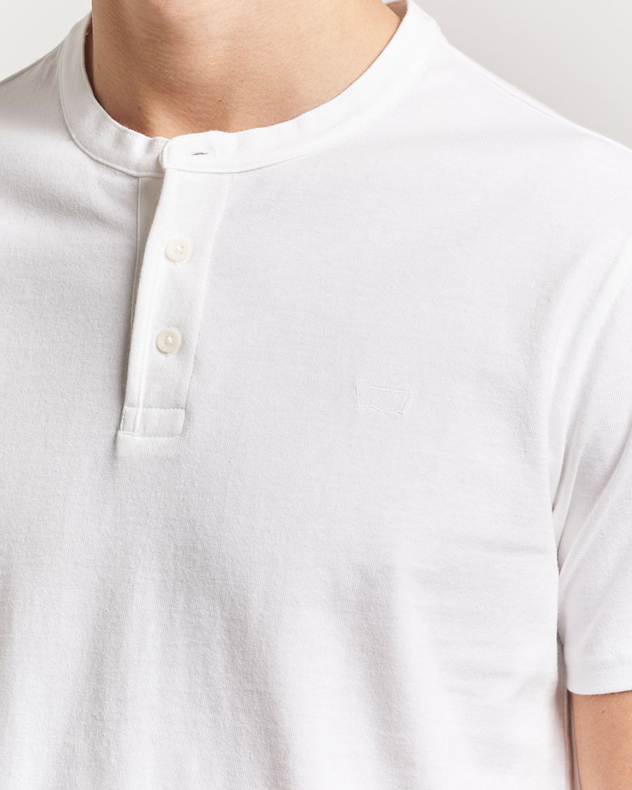 Homme | T-shirts | Levi's | Short Sleeve Henley White