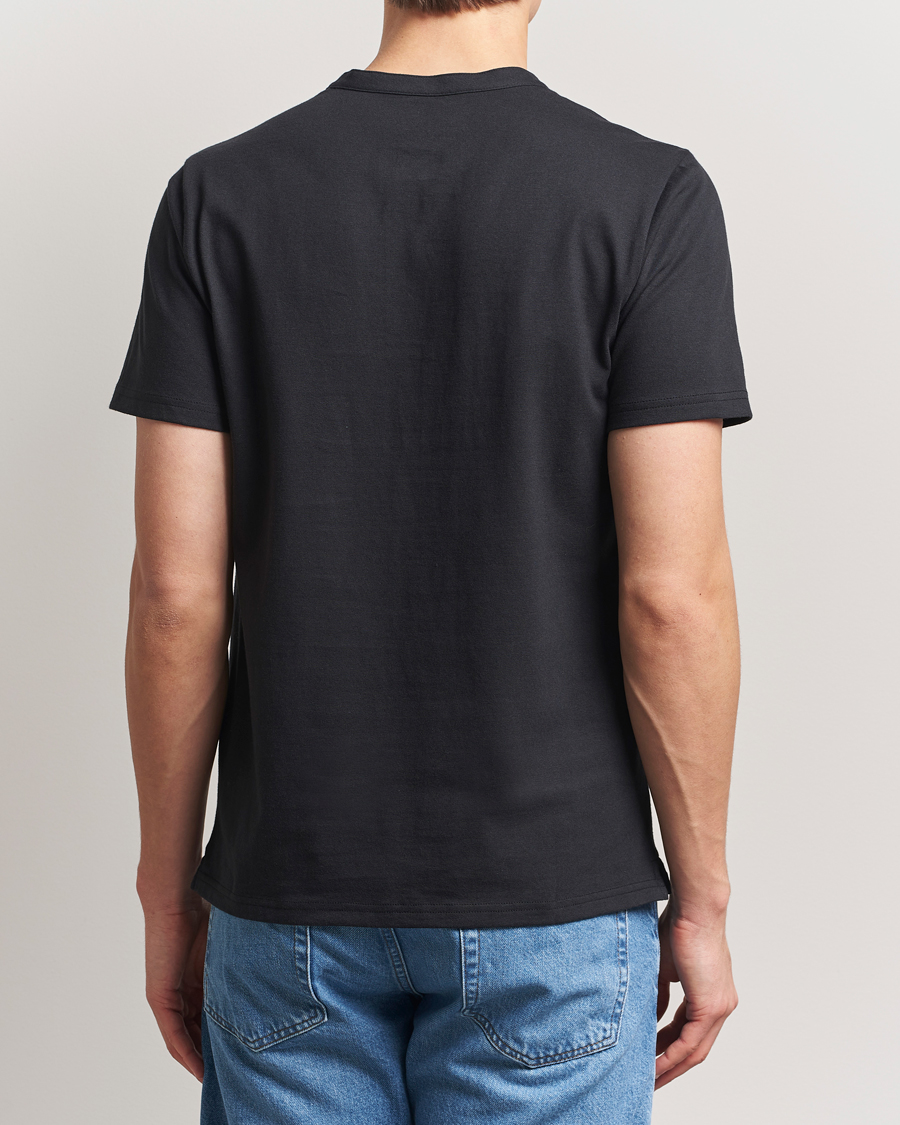 Homme | T-shirts | Levi's | Short Sleeve Henley Mineral Black