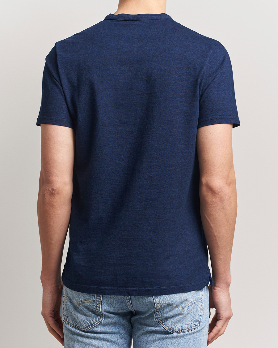Homme | T-shirts | Levi's | Short Sleeve Henley Dark Indigo