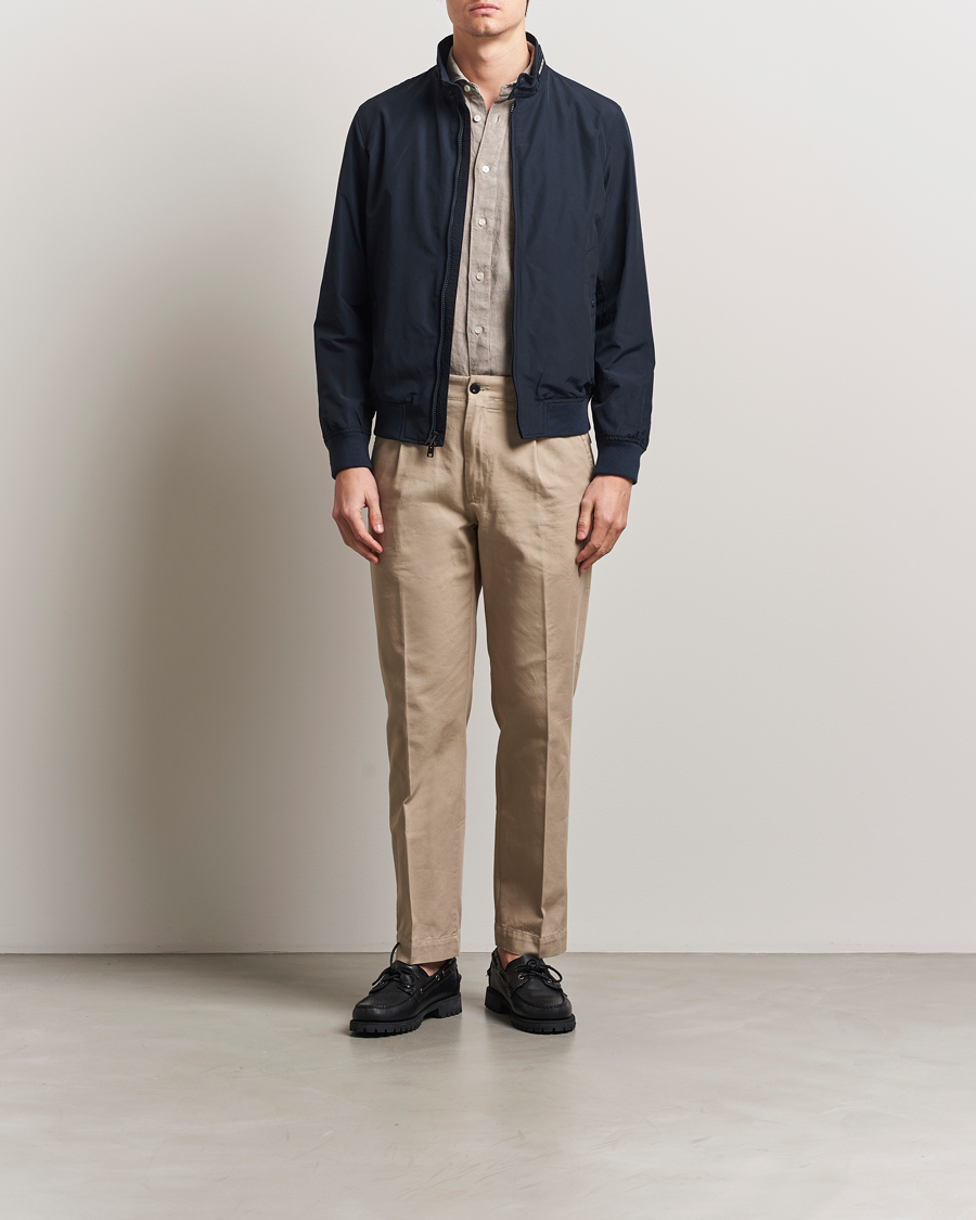 Homme | Manteaux Et Vestes | Woolrich | Cruiser Bomber Jacket Melton Blue