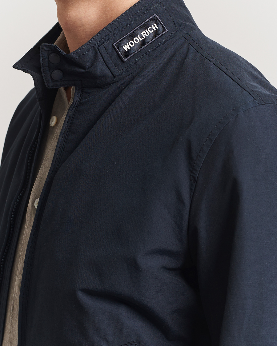 Homme | Manteaux Et Vestes | Woolrich | Cruiser Bomber Jacket Melton Blue
