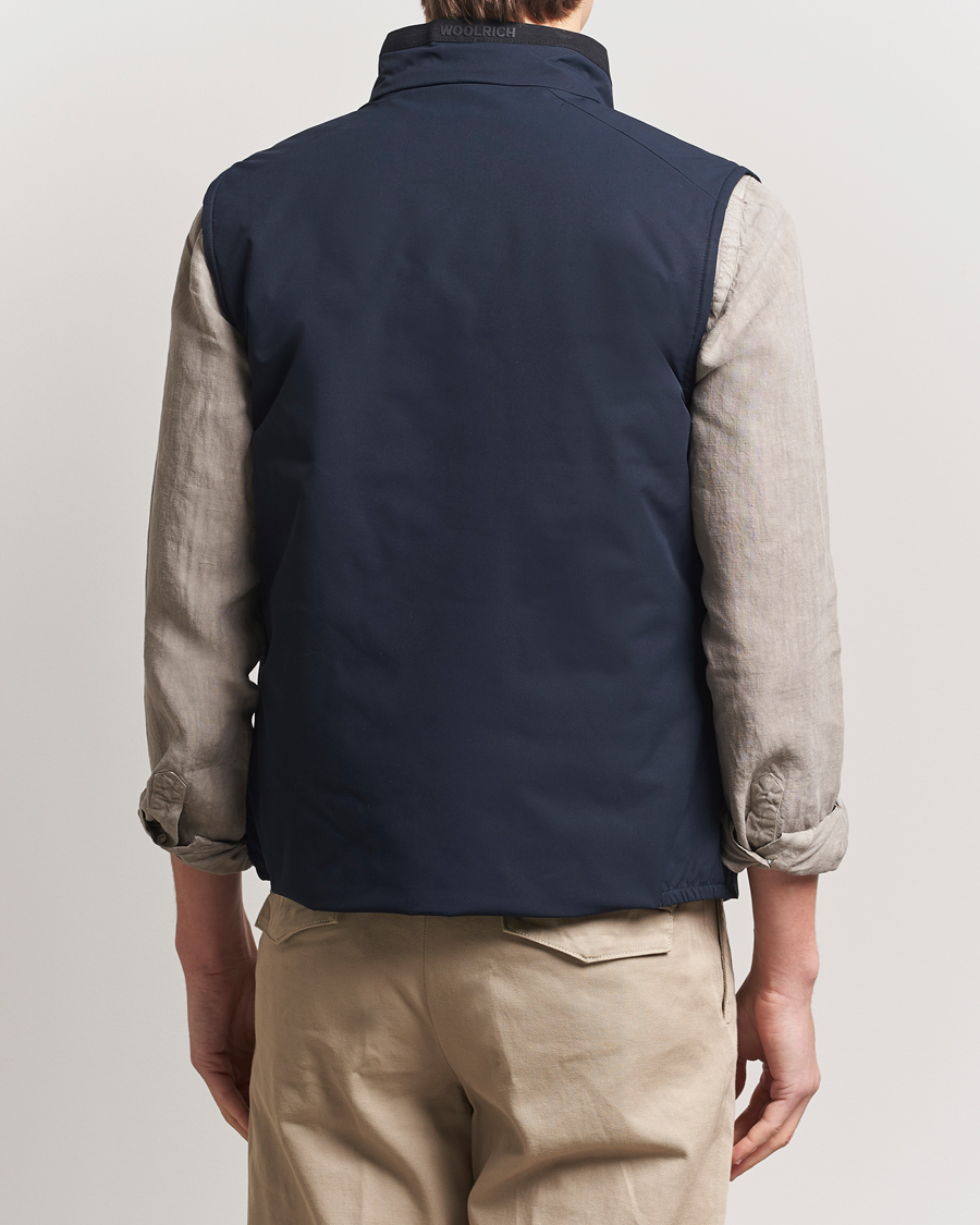 Homme | Manteaux Et Vestes | Woolrich | Sailing Two Layer Vest Melton Blue