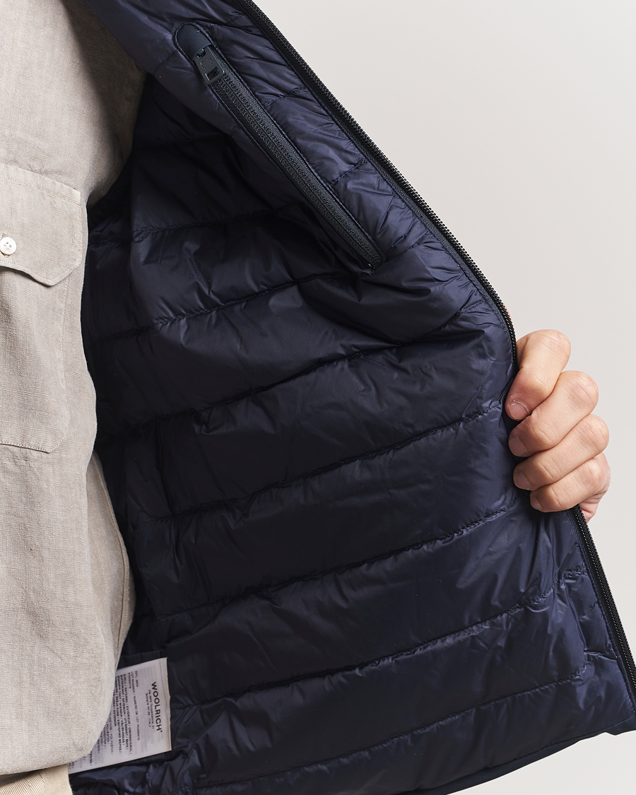 Homme | Manteaux Et Vestes | Woolrich | Sailing Two Layer Vest Melton Blue