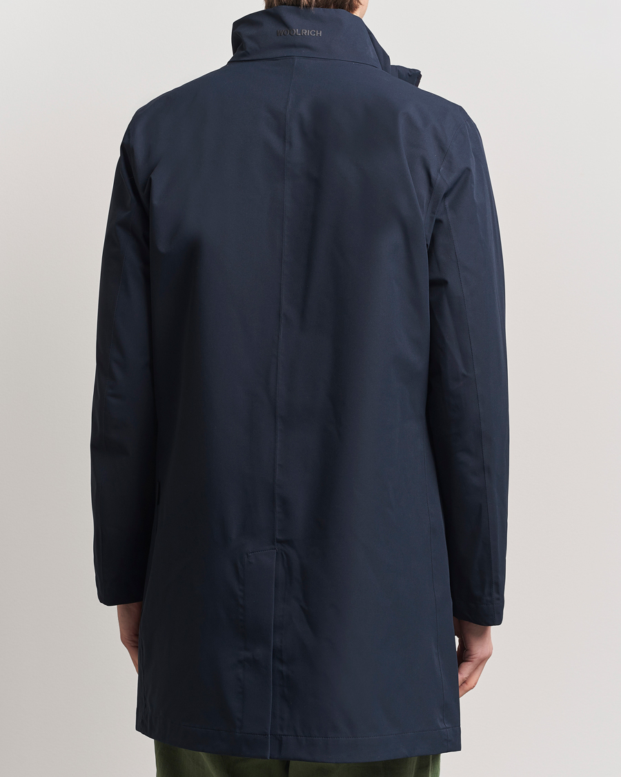 Homme | Manteaux Et Vestes | Woolrich | Two Layer 2 in 1 Carcoat Melton Blue