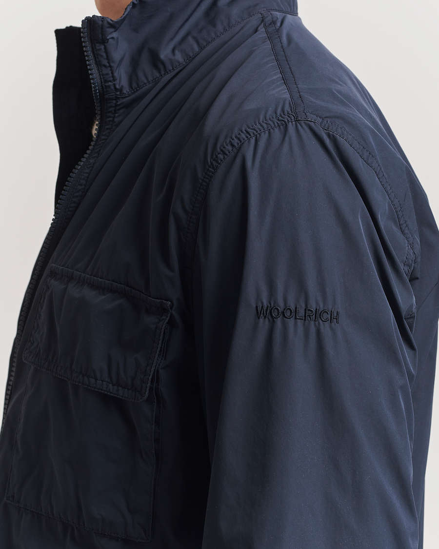 Homme | Manteaux Et Vestes | Woolrich | Urban Field Jacket Melton Blue