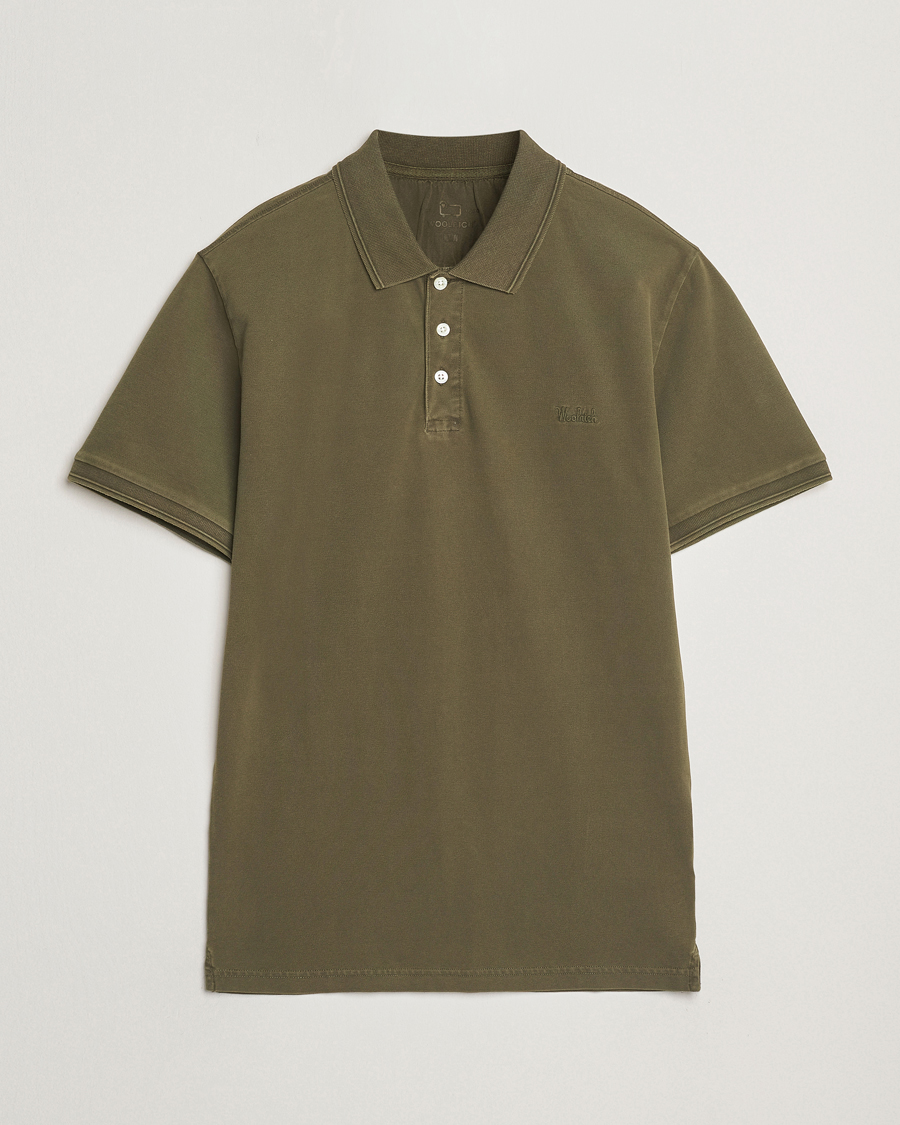 Homme | Polos | Woolrich | Mackinack Polo Greenstone