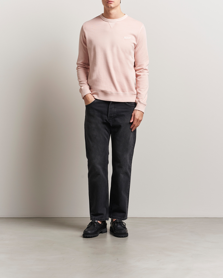 Homme | Pulls Et Tricots | Woolrich | Garment Dyed Crewneck Rose Smoke