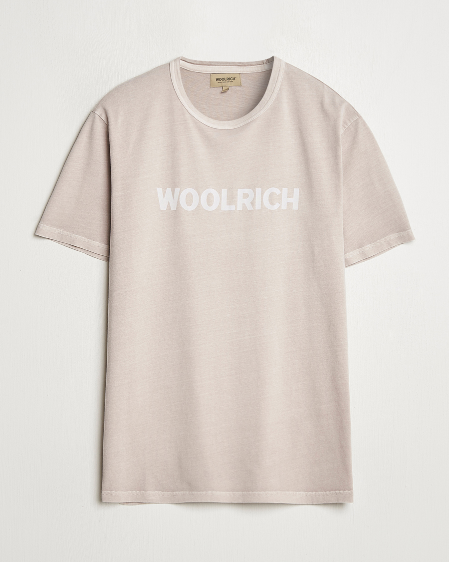 Homme | T-shirts | Woolrich | Light Garment Dyed T-Shirt Dove