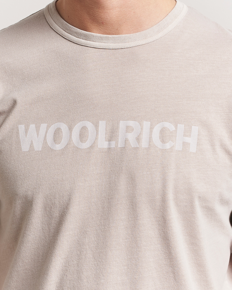 Homme | T-shirts | Woolrich | Light Garment Dyed T-Shirt Dove