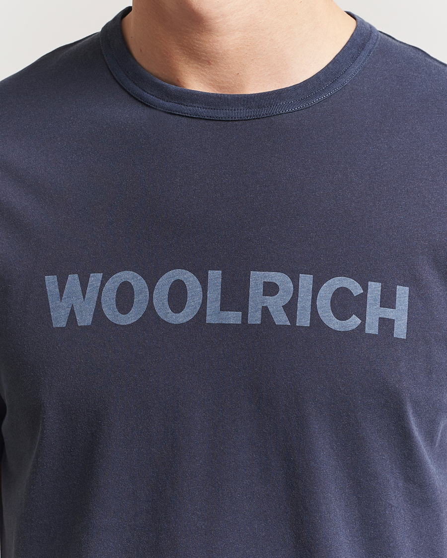 Homme | T-shirts | Woolrich | Light Garment Dyed T-Shirt Dream Blue