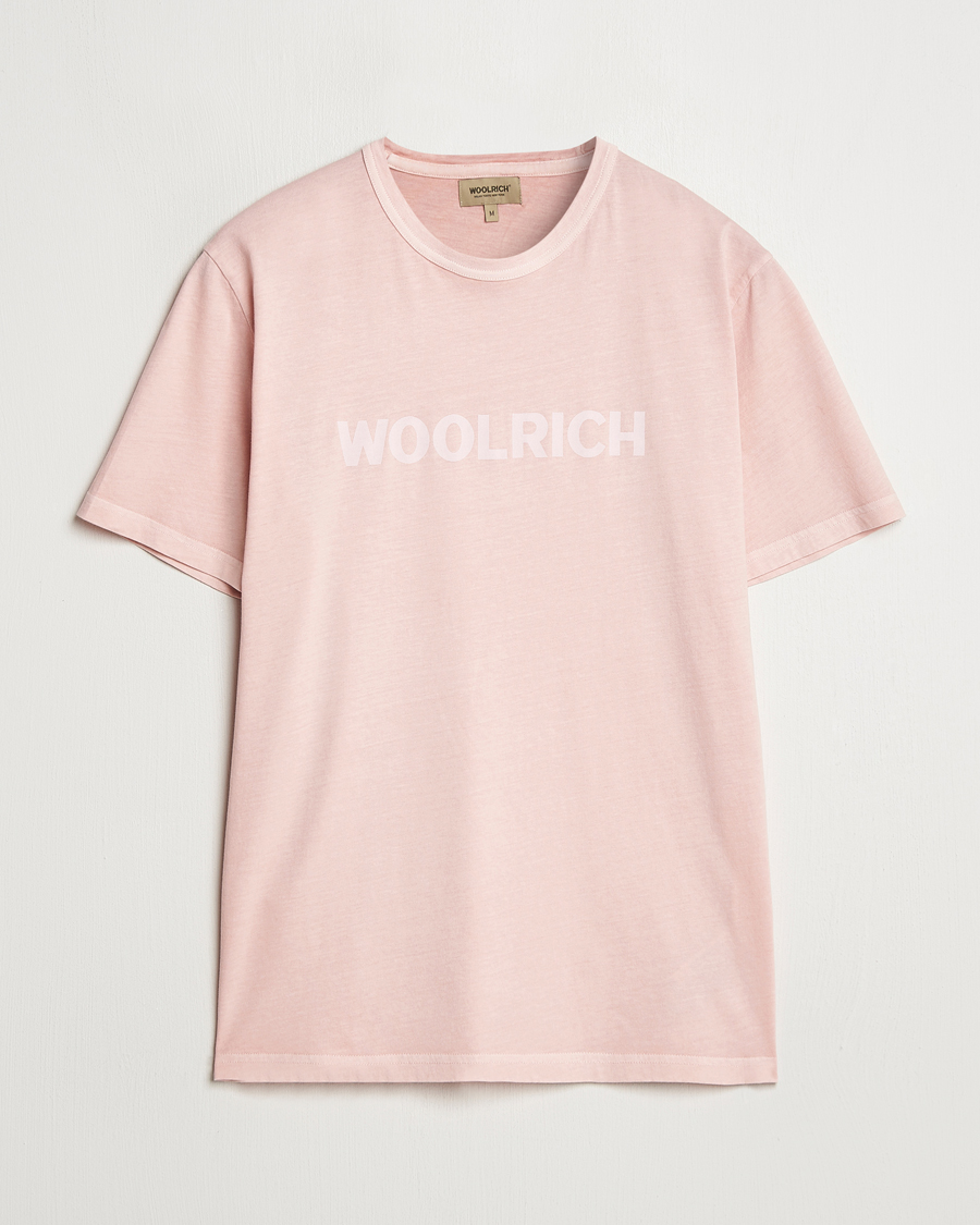 Homme | T-shirts | Woolrich | Light Garment Dyed T-Shirt Rose Smoke