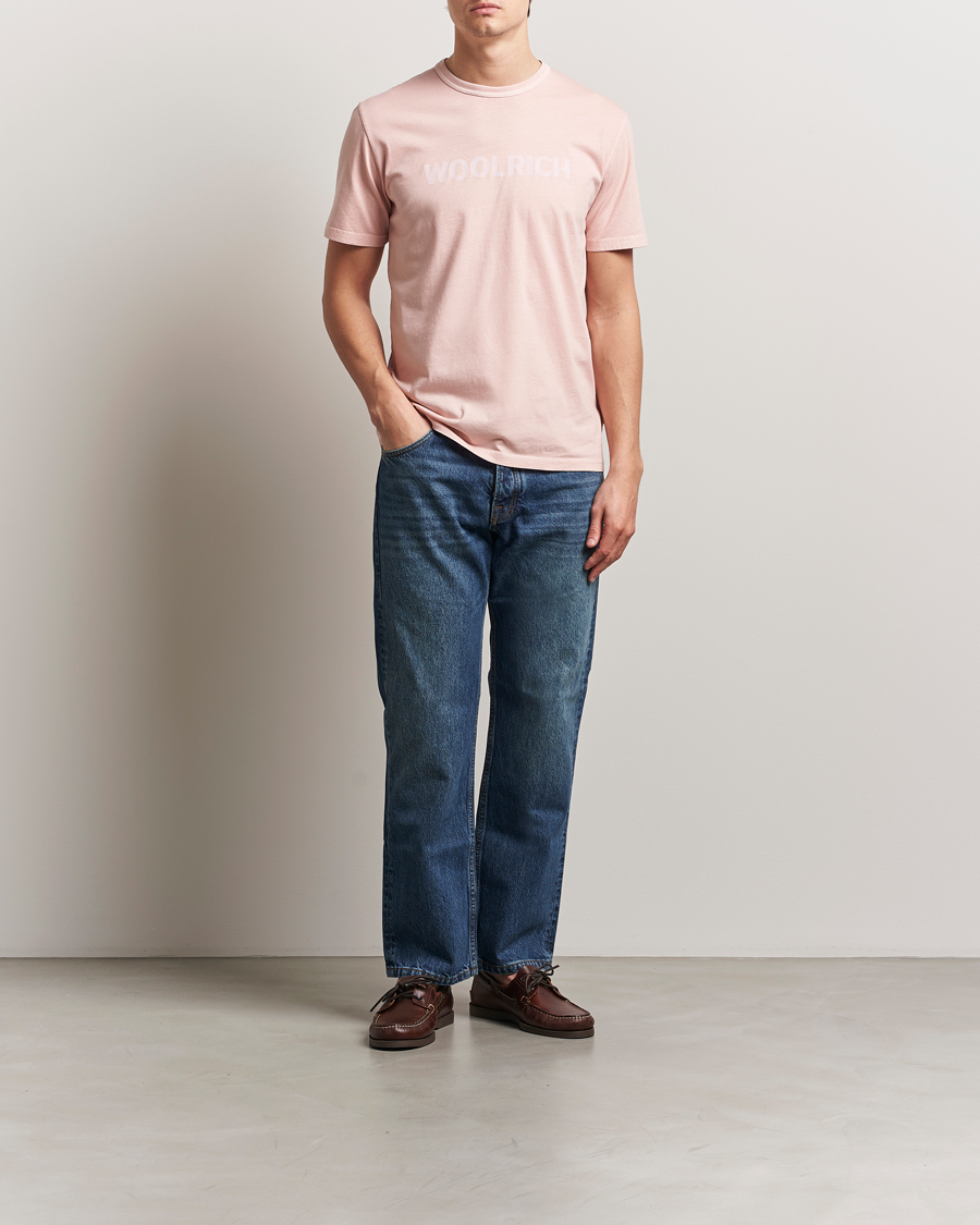 Homme | T-shirts | Woolrich | Light Garment Dyed T-Shirt Rose Smoke