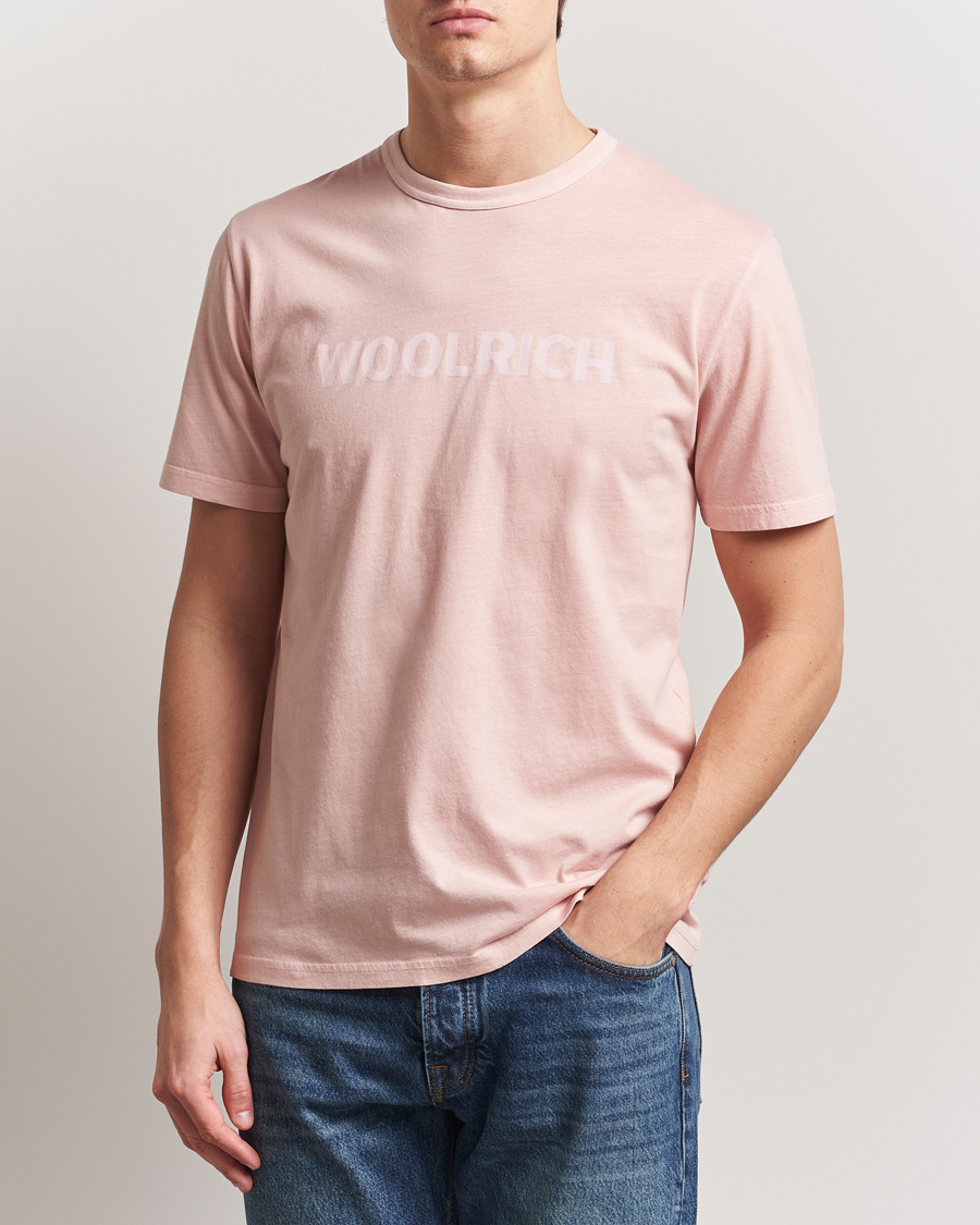 Homme | T-shirts | Woolrich | Light Garment Dyed T-Shirt Rose Smoke
