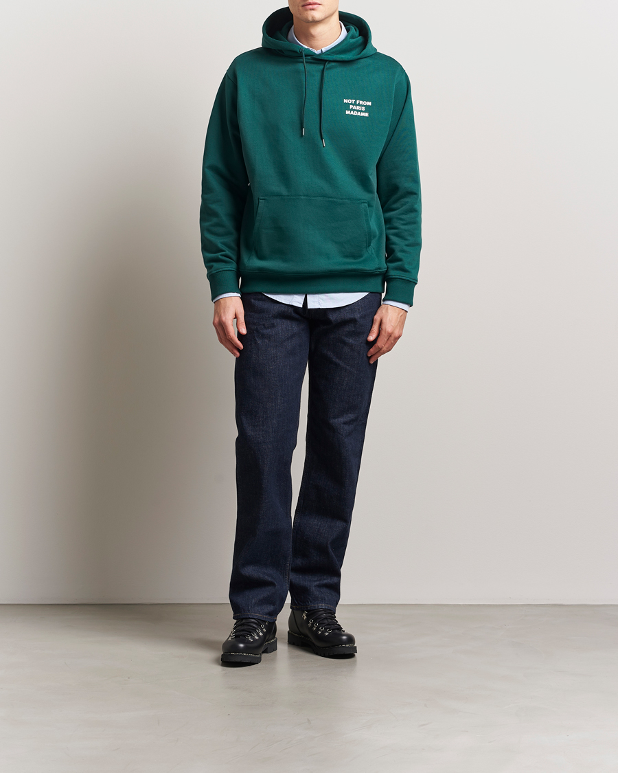 Homme | Pulls Et Tricots | Drôle de Monsieur | Slogan Hoodie Dark Green