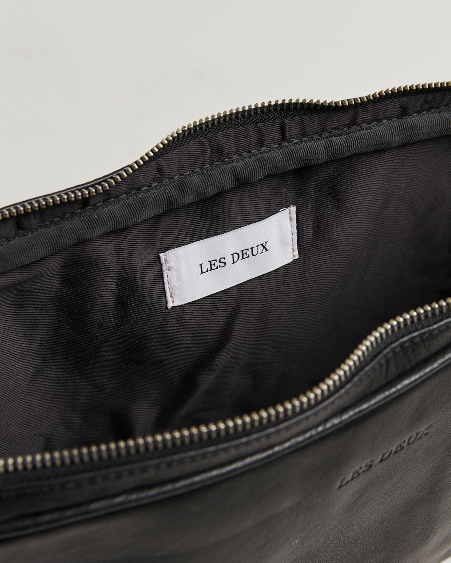 Homme | Sacs | LES DEUX | Leather Laptop Sleeve Black