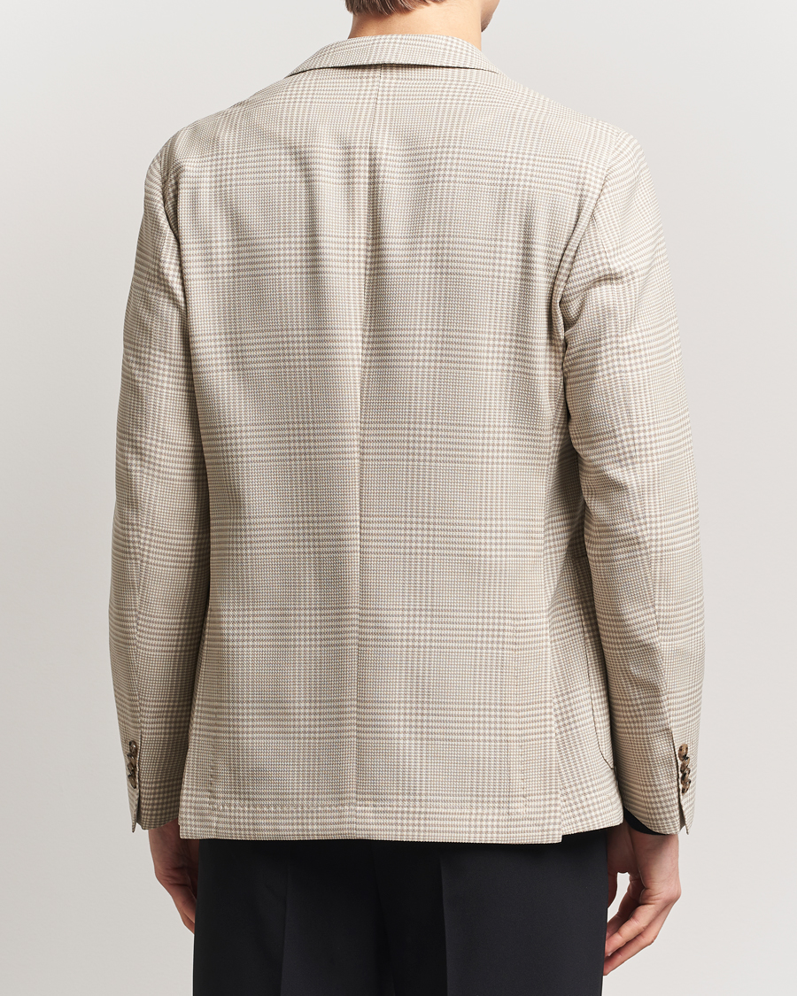 Homme | Blazers | BOSS BLACK | Hanry Wool Checked Blazer Light Beige