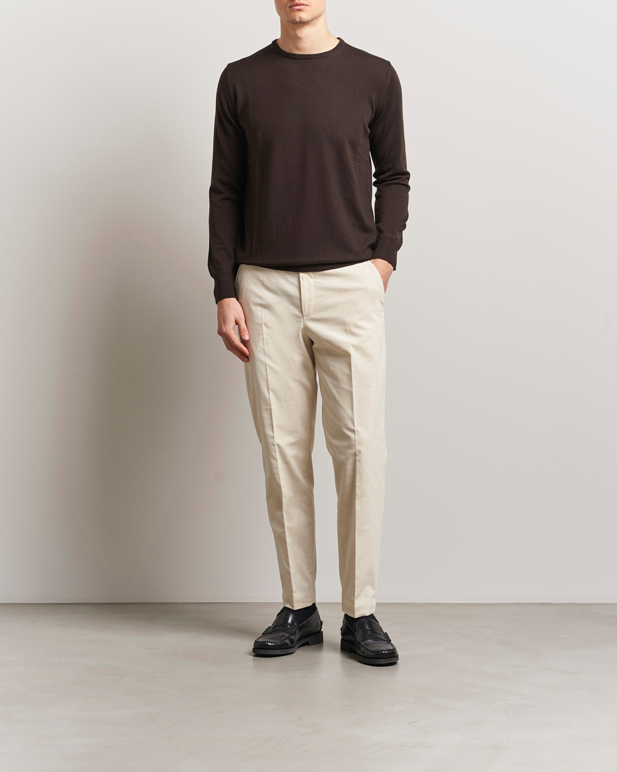 Homme | Pantalons | BOSS BLACK | Perin Spring Cord Trousers Open White