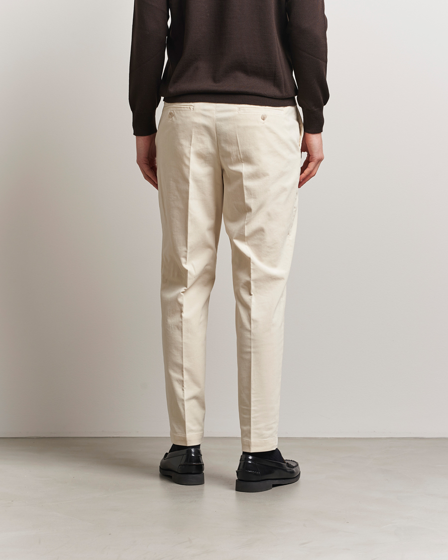Homme | Pantalons | BOSS BLACK | Perin Spring Cord Trousers Open White