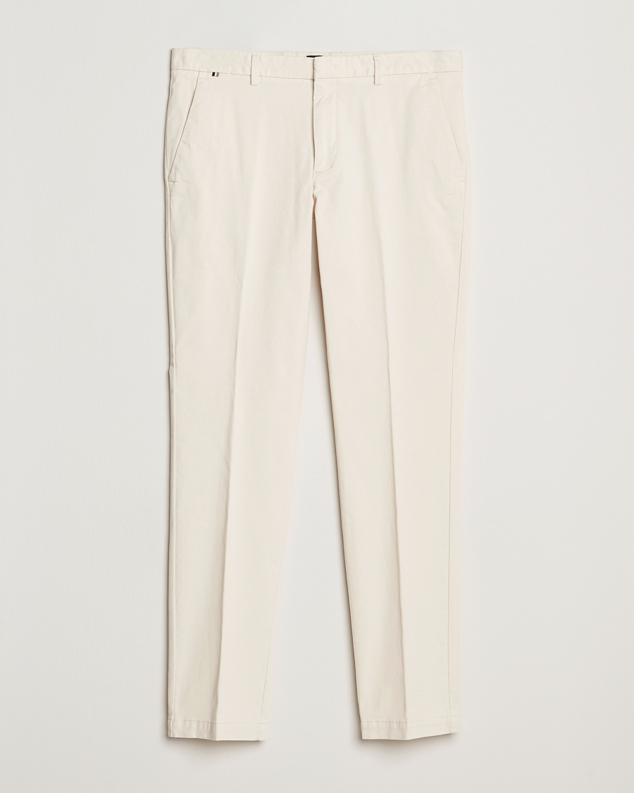 Homme | Pantalons | BOSS BLACK | Kaito1 Cotton Chinos Open White