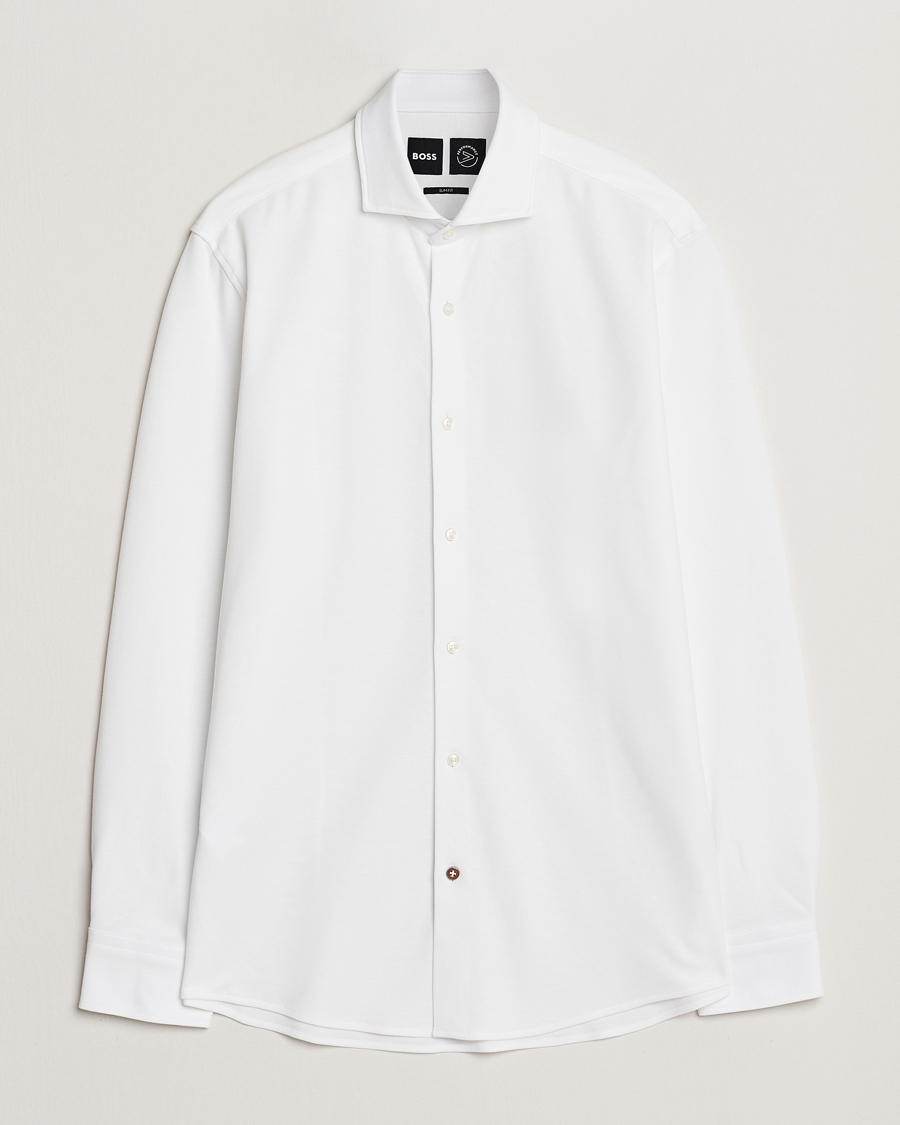 Homme | Chemises | BOSS BLACK | Hank Structured Shirt White