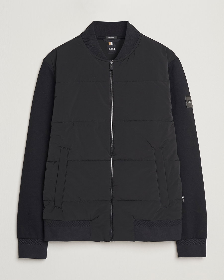 Homme | Manteaux Et Vestes | BOSS BLACK | Skiles Hybrid Jacket Black