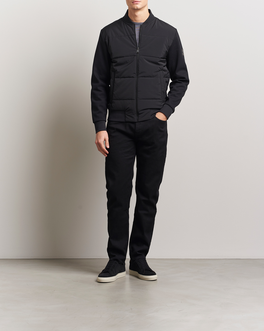 Homme | Manteaux Et Vestes | BOSS BLACK | Skiles Hybrid Jacket Black