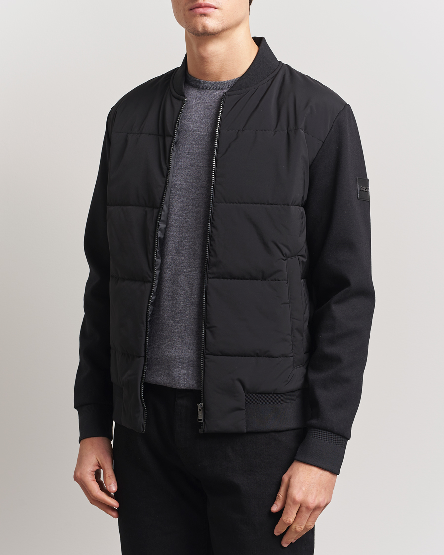 Homme | Manteaux Et Vestes | BOSS BLACK | Skiles Hybrid Jacket Black