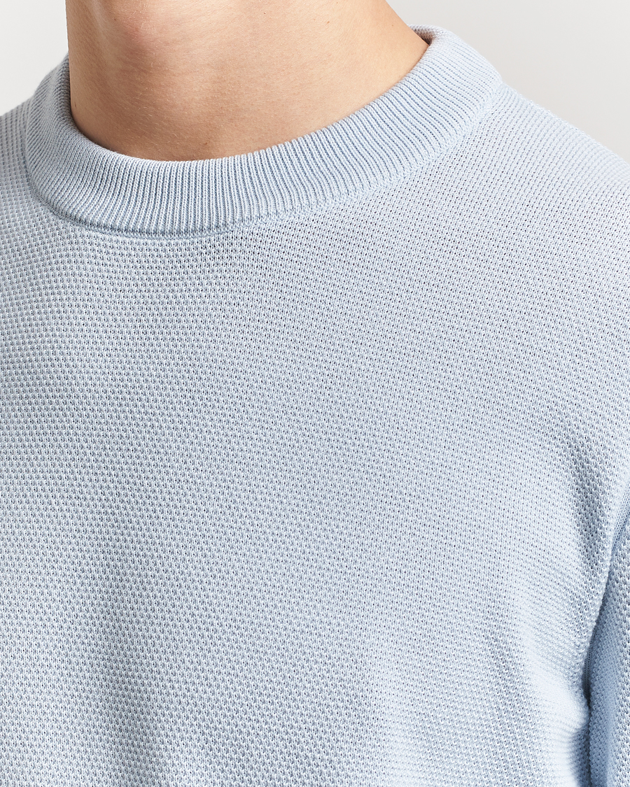 Homme | Pulls Et Tricots | BOSS BLACK | Ecaio Knitted Sweater Light Blue
