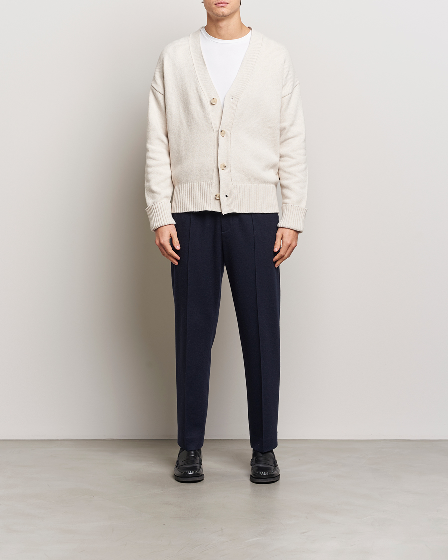 Homme | Pulls Et Tricots | BOSS BLACK | Bellaco Knitted Cardigan Open White