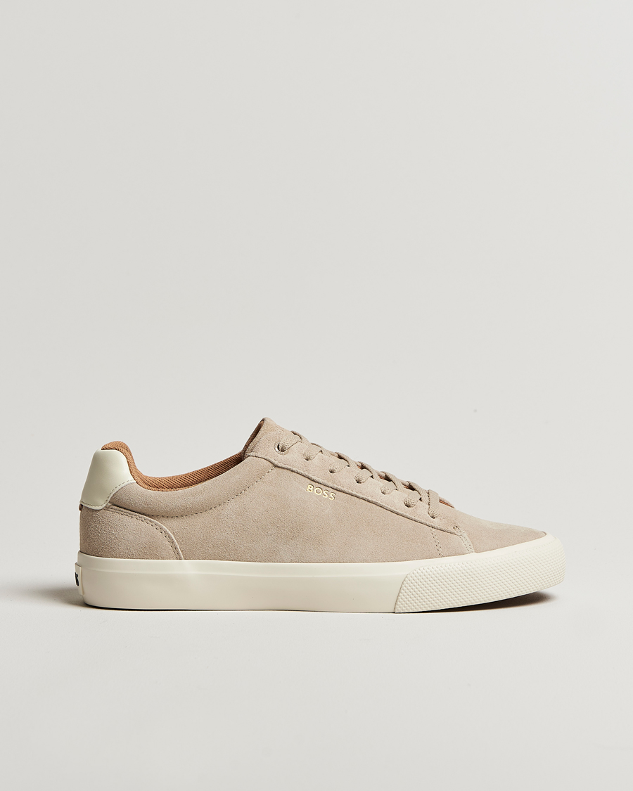 Homme | BOSS BLACK Aiden Suede Sneaker Light Beige | BOSS BLACK | Aiden Suede Sneaker Light Beige