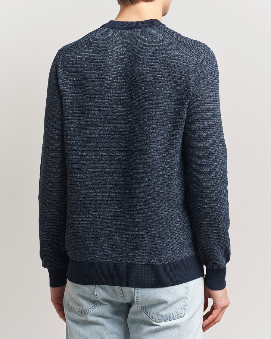 Homme | Pulls Et Tricots | BOSS ORANGE | Aspoki Structured Knitted Sweater Dark Blue