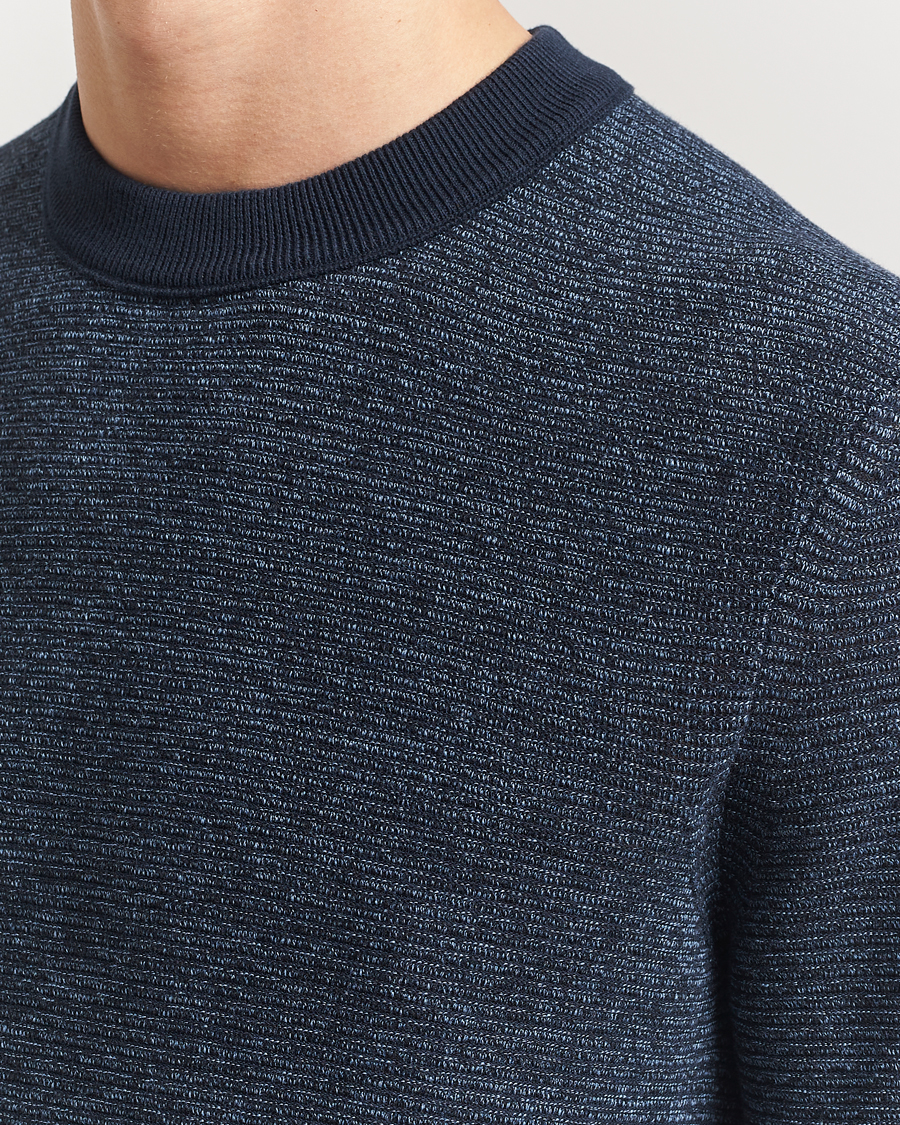 Homme | Pulls Et Tricots | BOSS ORANGE | Aspoki Structured Knitted Sweater Dark Blue