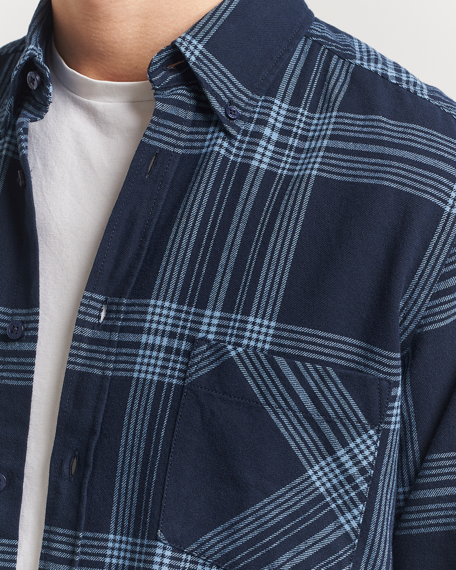 Homme | Chemises | BOSS ORANGE | Rickert Checked Shirt Dark Blue