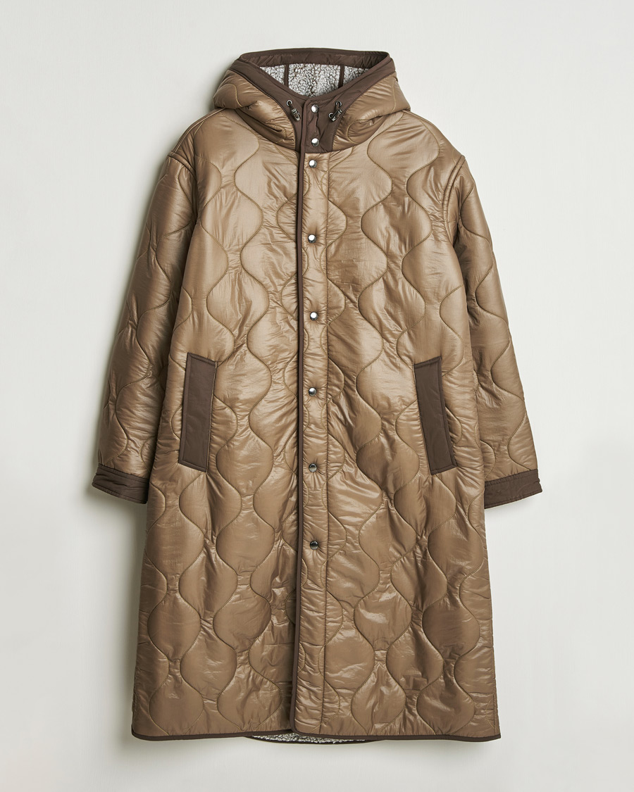 Homme | Manteaux Et Vestes | Woolrich | Quilted Coat Sherpa Lining by Todd Snyder Taupe