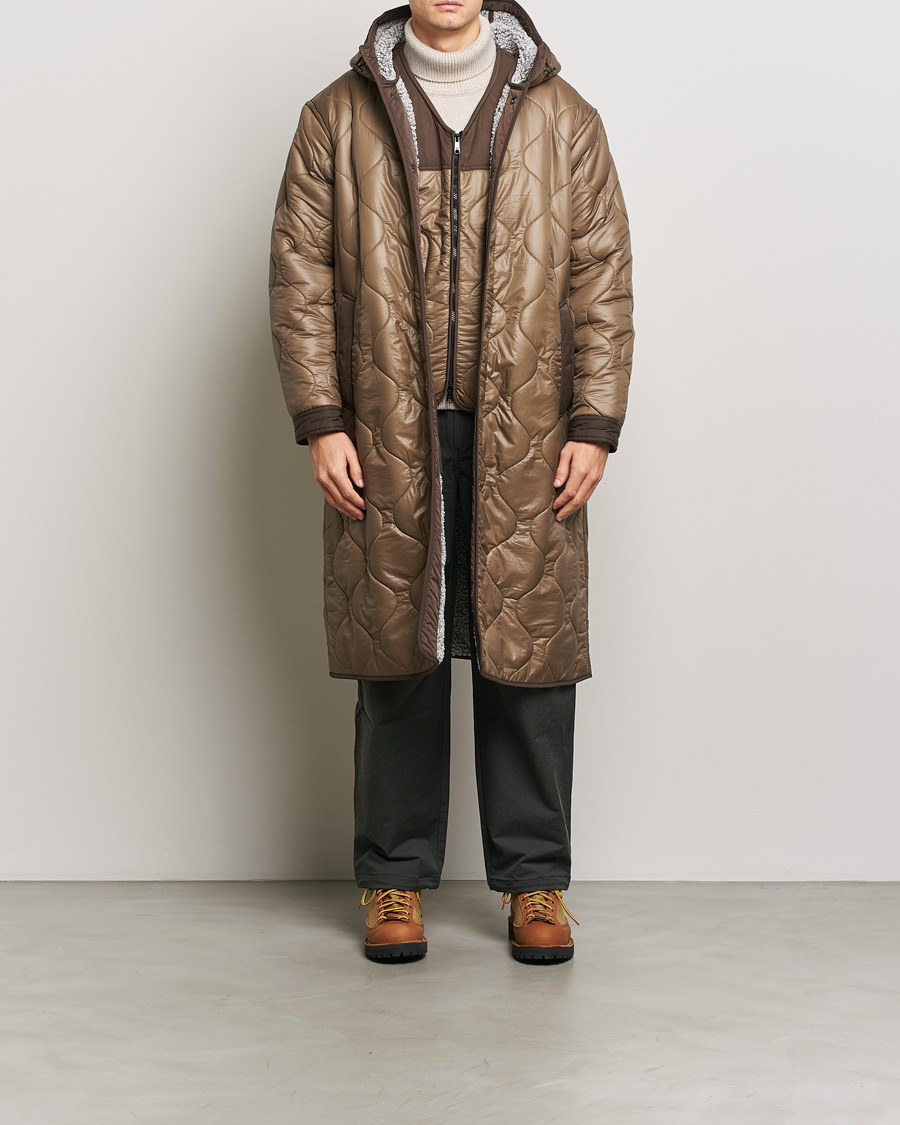 Homme | Manteaux Et Vestes | Woolrich | Quilted Coat Sherpa Lining by Todd Snyder Taupe