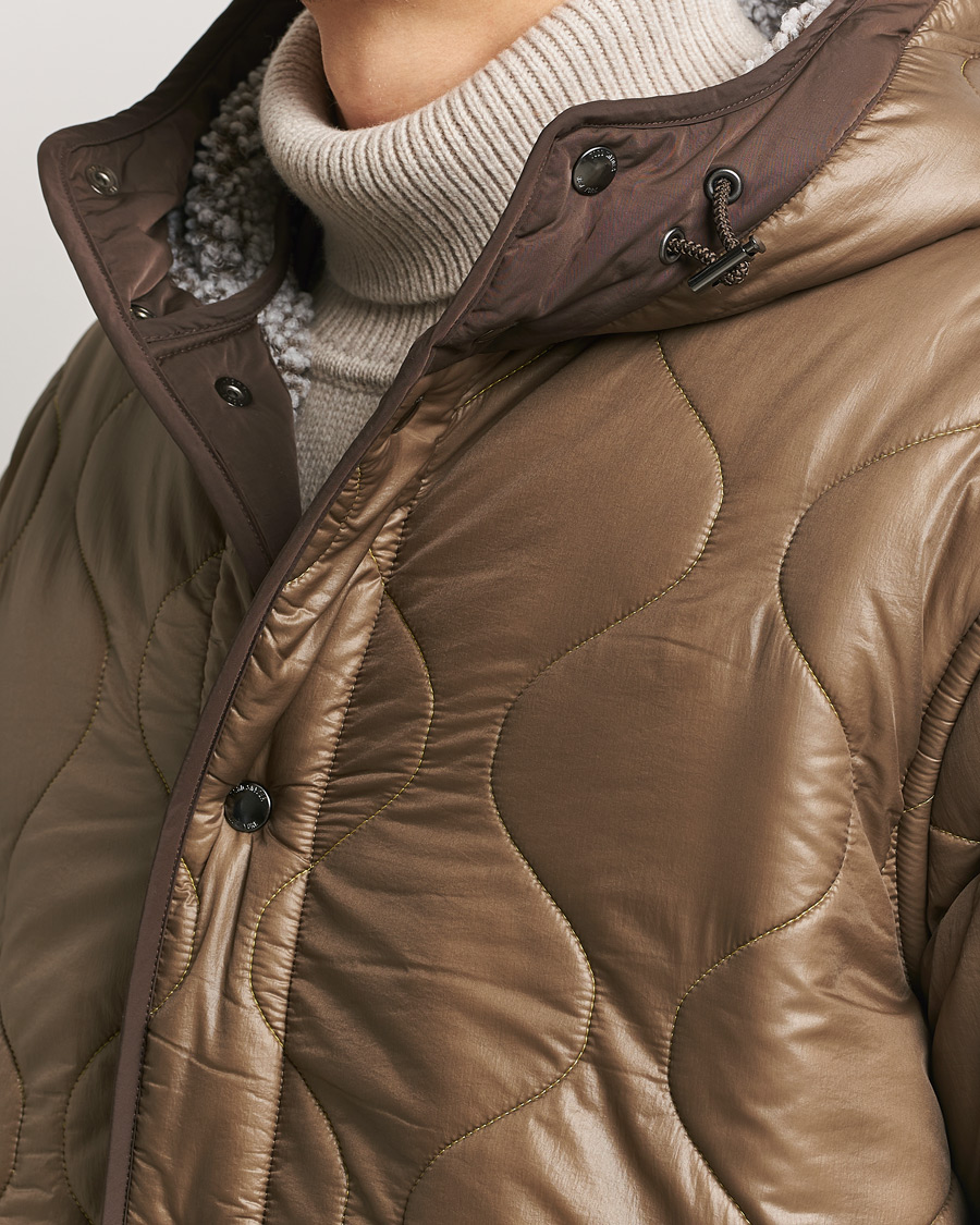 Homme | Manteaux Et Vestes | Woolrich | Quilted Coat Sherpa Lining by Todd Snyder Taupe