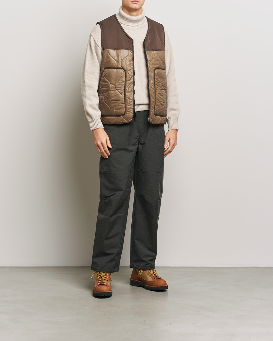 Homme | Manteaux Et Vestes | Woolrich | Quilted Vest Sherpa Lining by Todd Snyder Taupe