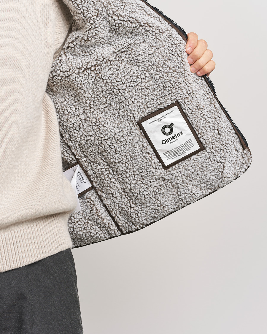 Homme | Manteaux Et Vestes | Woolrich | Quilted Vest Sherpa Lining by Todd Snyder Taupe