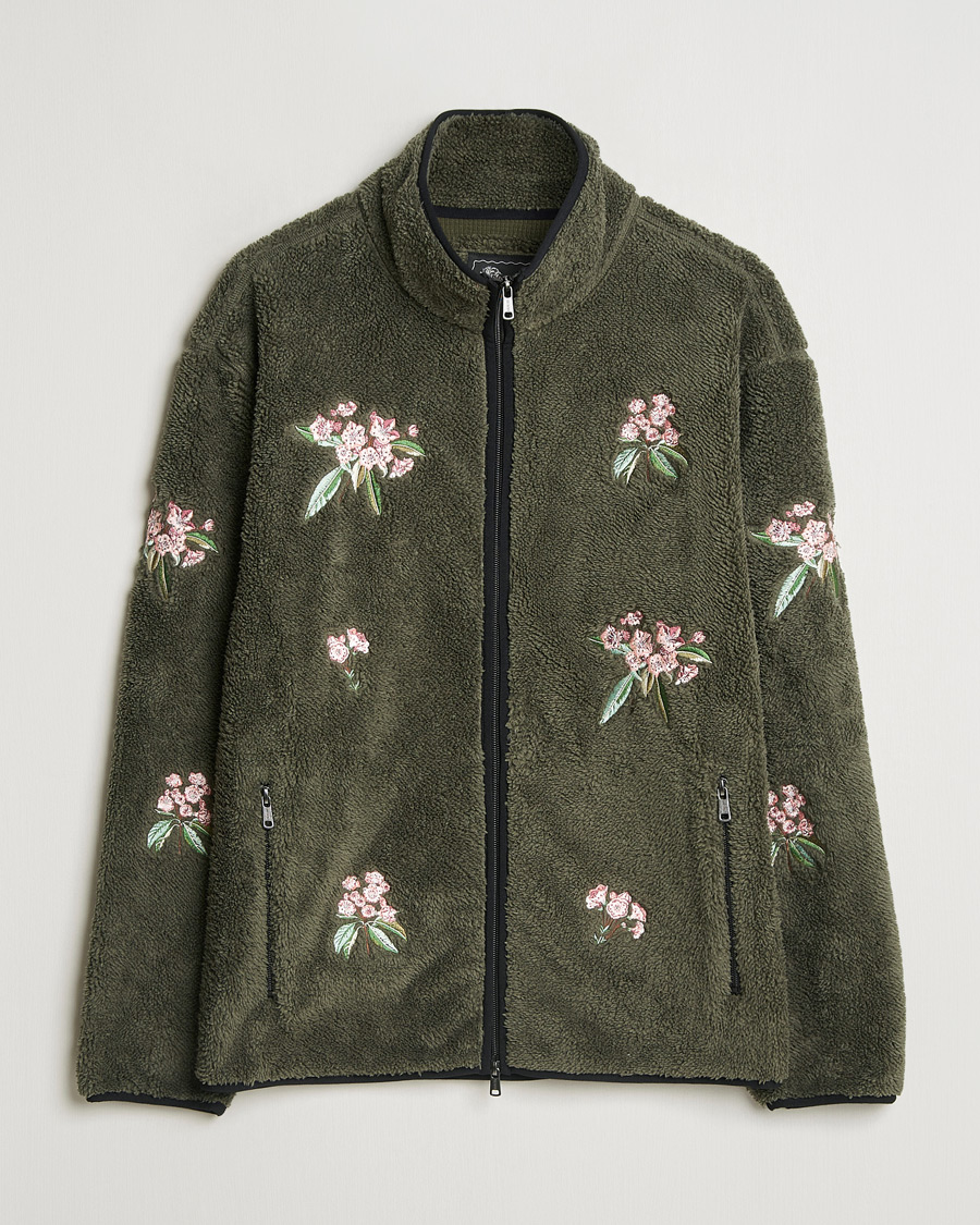 Homme | Pulls Et Tricots | Woolrich | Sherpa Fleece Full Zip by Todd Snyder Green