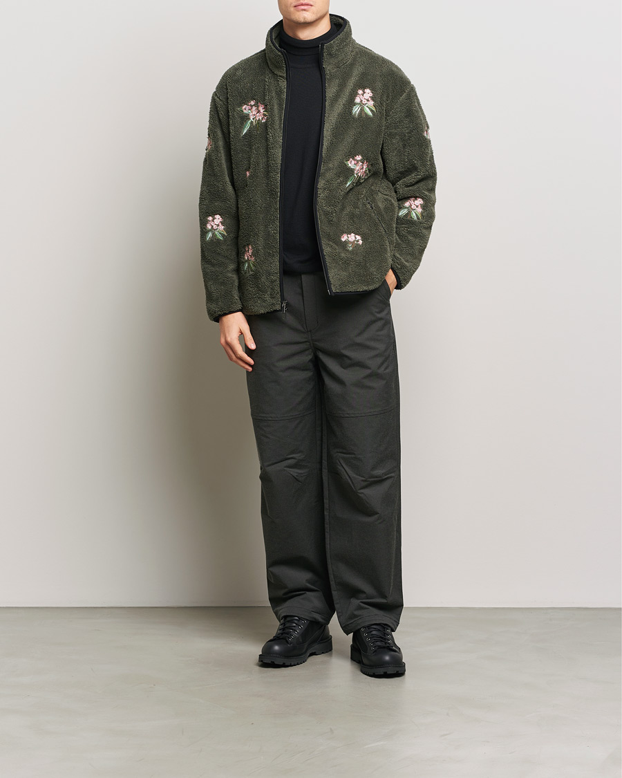 Homme | Pulls Et Tricots | Woolrich | Sherpa Fleece Full Zip by Todd Snyder Green