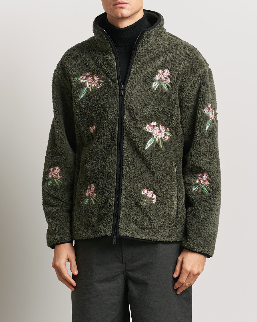 Homme | Pulls Et Tricots | Woolrich | Sherpa Fleece Full Zip by Todd Snyder Green