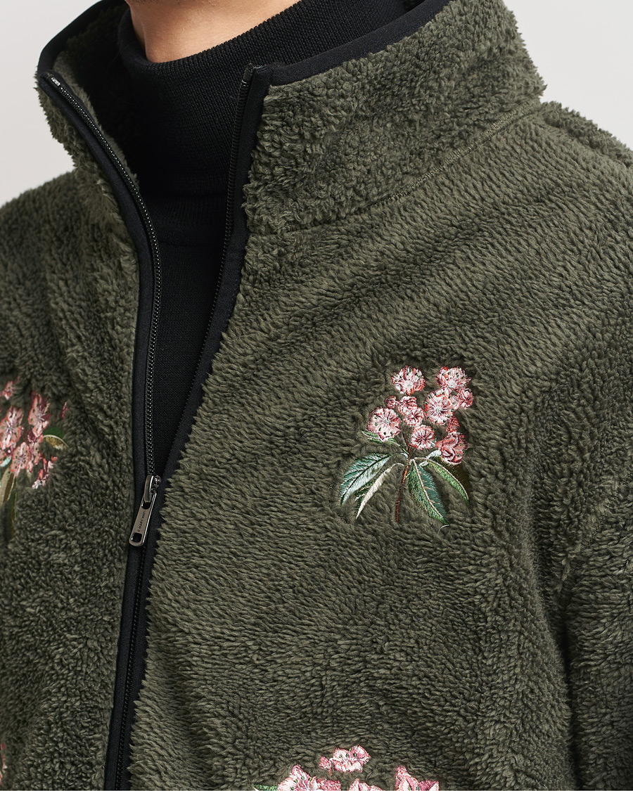 Homme | Pulls Et Tricots | Woolrich | Sherpa Fleece Full Zip by Todd Snyder Green