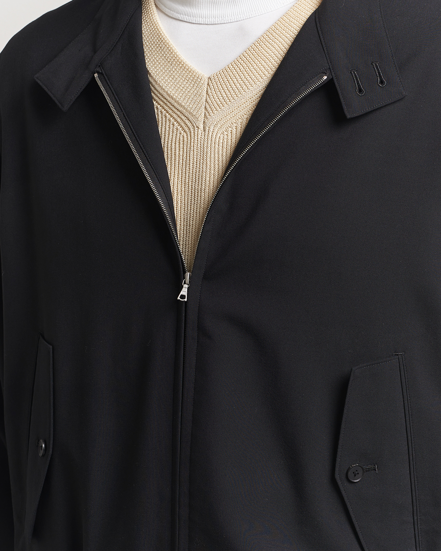 Homme | Manteaux Et Vestes | Auralee | Wool Zip Bomber Jacket Black