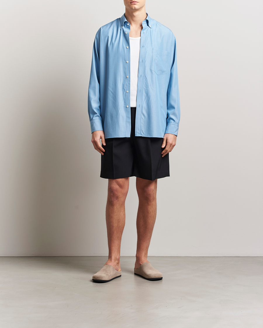 Homme | Chemises | Auralee | Button Down Shirt Sax Blue