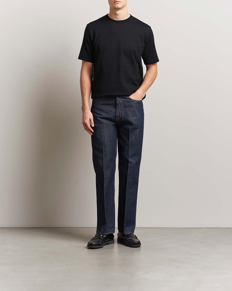 Homme | T-shirts | Auralee | Luster Plating T-Shirt Black