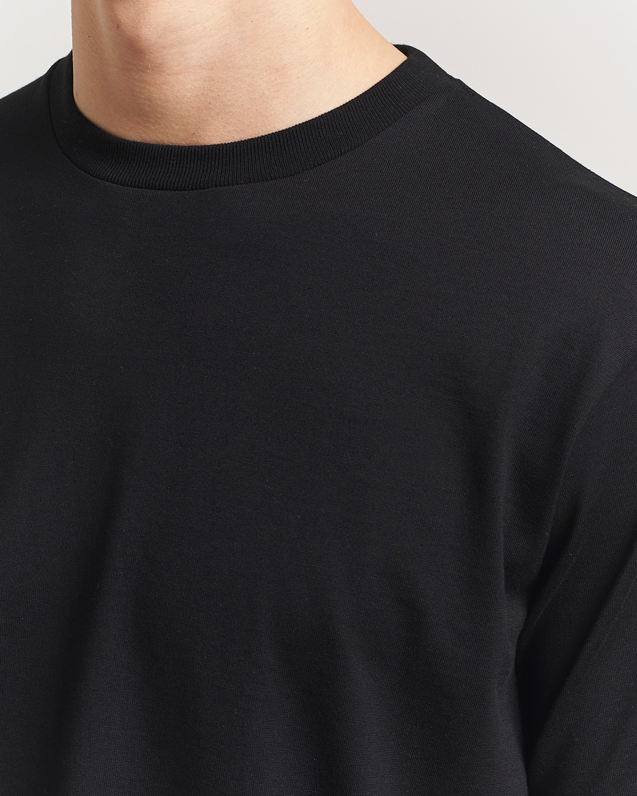 Homme | T-shirts | Auralee | Luster Plating T-Shirt Black